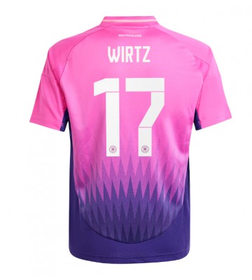 Tyskland Florian Wirtz #17 Replika Udebanetrøje EM 2024 Kortærmet